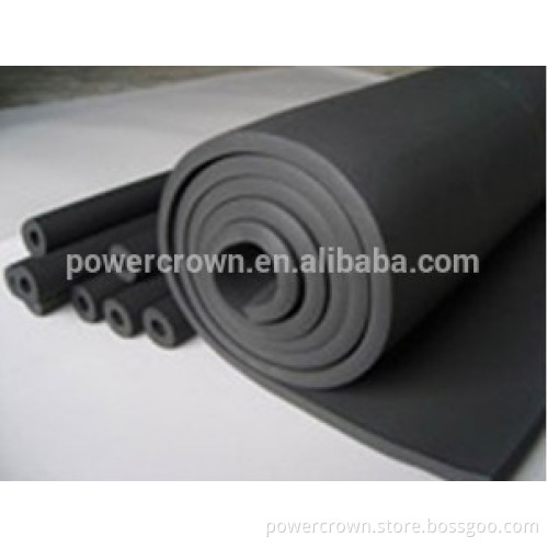 on sale black NBR sponge rubber foam insulation made in china